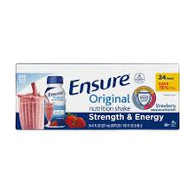 ENSURE ORIGINAL VANILLA NUTRITION SHAKE 8 OZ 24 CT #ROCK VALUE-ORDER BY  TUESDAY EVENING JAN 21 ARRIVING JAN 29   FOR DELIVERY#