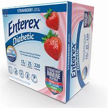 ENTEREX DIABETIC VANILLA FLAVOR, NUTRITIONAL MEAL REPLACEMENT SHAKE FOR PEOPLE WITH DIABETES CAN HELP MANAGE BLOOD SUGAR 8 OZ 6 CT#ROCK VALUE-ORDER BY TUESDAY EVENING NOV 04 ARRIVING NOV 12FOR DELIVERY#