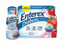 ENTEREX DIABETIC VANILLA FLAVOR, NUTRITIONAL MEAL REPLACEMENT SHAKE FOR PEOPLE WITH DIABETES CAN HELP MANAGE BLOOD SUGAR 8 OZ 6 CT#ROCK VALUE-ORDER BY TUESDAY EVENING NOV 04 ARRIVING NOV 12FOR DELIVERY#