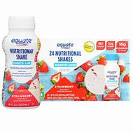 EQUATE DIABETIC CARE NUTRITIONAL SHAKES  STRAWBERRY 8 OZ 24 CT#ROCK VALUE-ORDER BY TUESDAY EVENING NOV 04 ARRIVING NOV 12FOR DELIVERY#