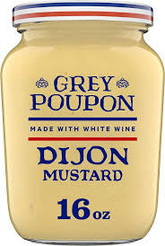 GREY POUPON MUSTARD DIJON 16 OZ