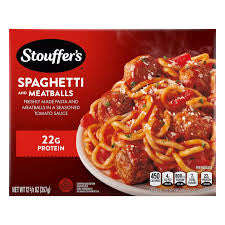 STOUFFER'S SPAGHETTI AND MEATBALLS 12.625 OZ