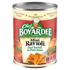 CHEF BOYARDEE MINI RAVIOLI 15 OZ
