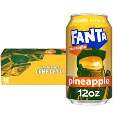 FANTA PINEAPPLE SODA 12 OZ 12 PACK