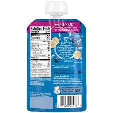 GERBER NATURAL FOR TODDLER - BANANA BLUEBERRY WITH VITAMIN C 3.5  OZ