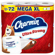 CHARMIN ULTRA STRONG TISSUE 12 = 72 MEGA XL ROLLS