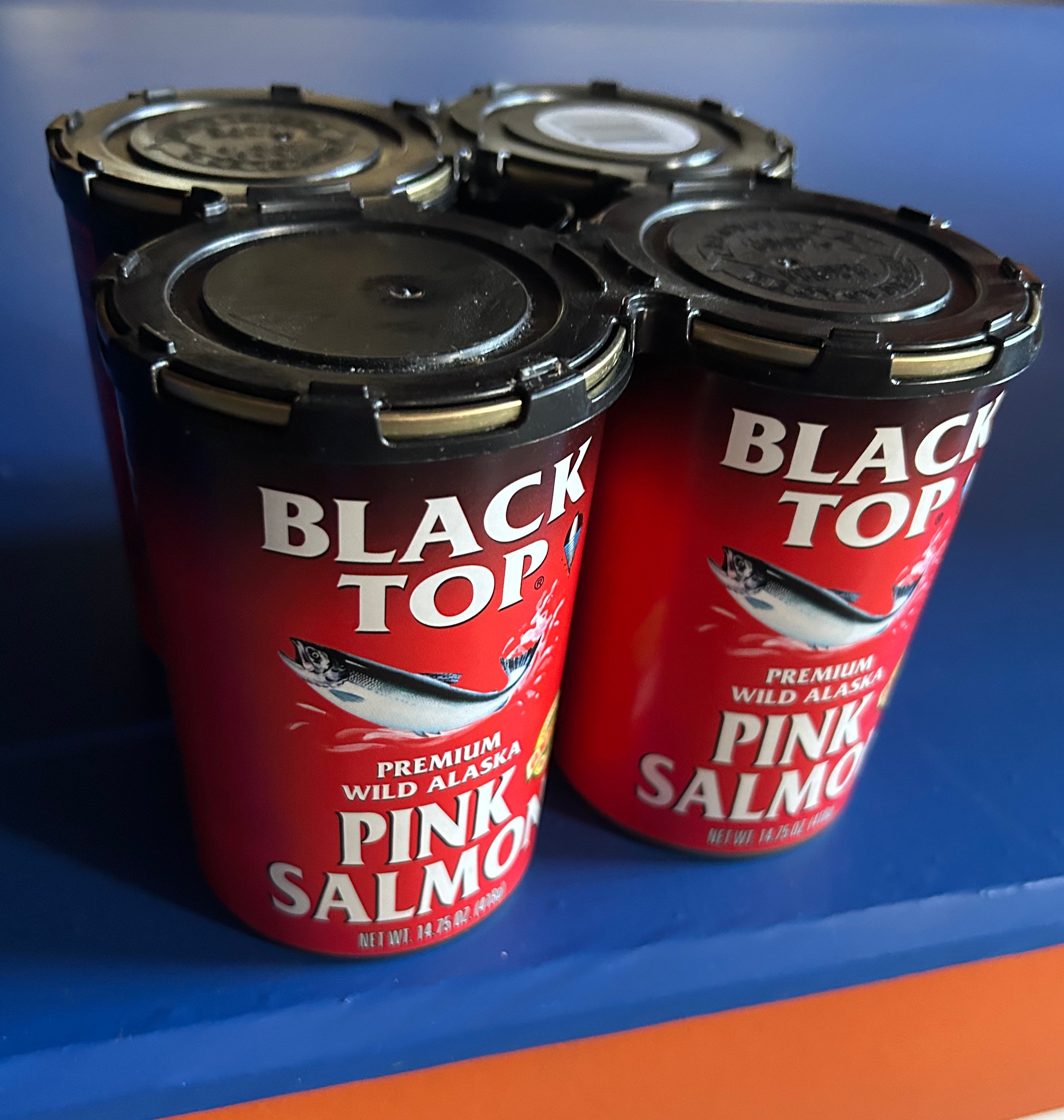 BLACK TOP WILD ALASKA PINK SALMON 14.75 oz 4 Pack