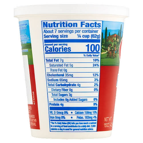 GALBANI WHOLE MILK RICOTTA 15 OZ