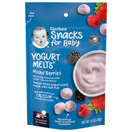 GERBER SNACKS YOGURT MELTS MIXED BERRIES 1.0 OZ POUCH #ROCK VALUE PRODUCT ORDER BY TUESDAY APR 08 ARRIVING APR 16 FOR DELIVERY#