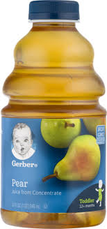 GERBER PEAR JUICE FRUIT JUICE  32 OZ  #ROCK VALUE PRODUCT ORDER BY TUESDAY APR 08 ARRIVING APR 16 FOR DELIVERY#