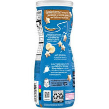 GERBER SNACKS FOR BABY'S - GRAIN & GROW PUFFS BANANA  1.48 0Z