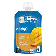 GERBER 2ND FOODS BABY FOOD SINGLE FRUIT MANGO 3.5 OZ POUCHES 3 PK  #ROCK VALUE PRODUCT ORDER BY TUESDAY NOV 04  ARRIVING NOV 12 FOR DELIVERY#