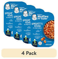 GERBER MEALTIME FOR TODDLER SPAGHETTI FRINGS IN MEAT SAUCE TODDLER FOOD 6 OZ 4 PK  #ROCK VALUE PRODUCT ORDER BY MONDAY NOV 19 ARRIVING NOV 27 FOR DELIVERY#