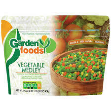 GARDEN FOODS VEGETABLE MEDLEY 16 OZ # ROCK VALUE PRODUCT. ORDER BY  WEDNESDAY EVENING NOV 14 FOR NOV 19 DELIVERY#