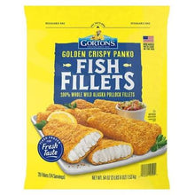 GORTON'S GOLDEN CRUNCHY PANKO FISH FILLETS 28 CT 3 LBS 6 OZ