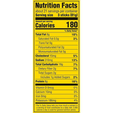 GORTON'S SUPER CRUNCHY FISH STICKS 64 CT 3.13 LBS