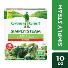 GREEN GIANT SIMPLY STEAM BROCCOLI & CHEESE SAUCE 10 OZ