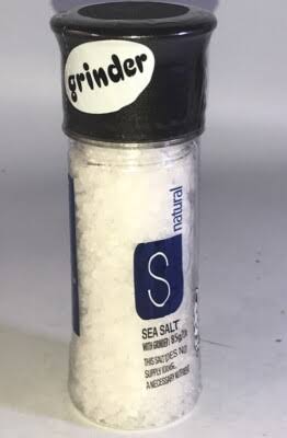 Grinder Natural Sea Salt 3.1 oz