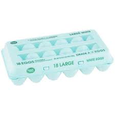 VALUE LARGE WHITE  EGGS 18 CT