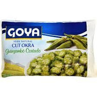 GOYA 100% NATURAL CUT OKRA 16 OZ # ROCK VALUE PRODUCT. ORDER BY  WEDNESDAY EVENING OCT 23 FOR OCT 29 DELIVERY#