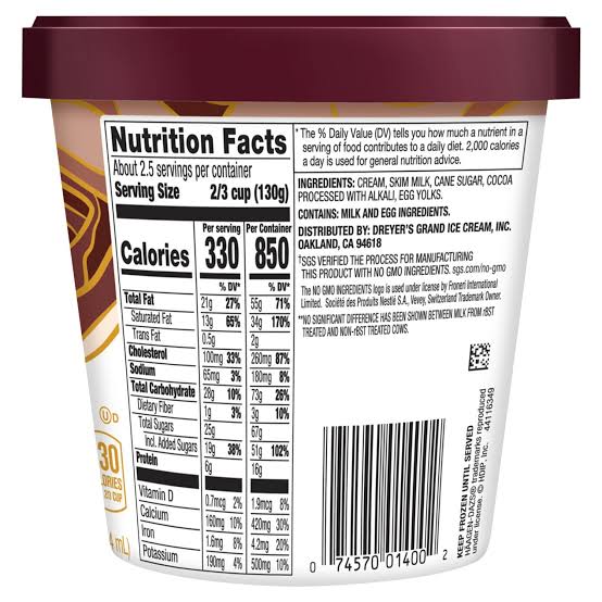 HAAGEN DAZS CHOCOLATE ICE CREAM 14 OZ