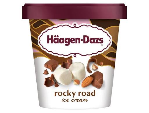 HAAGEN DAZS ROCKY ROAD ICE CREAM 14 OZ