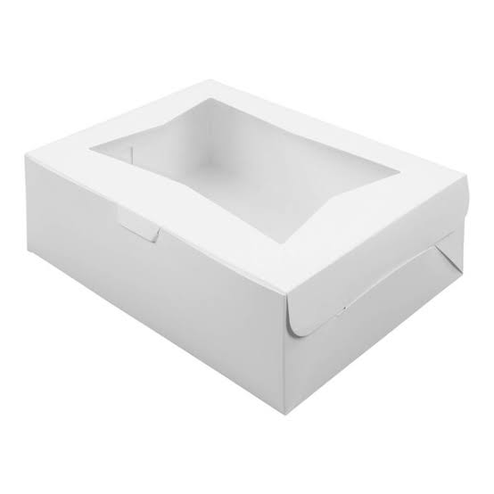 HALF SHEET BAKERY BOX 19x14x5 WITH WINDOW