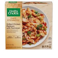 HEALTHY CHOICE CAFÉ STEAMERS GRILLED CHICKEN MARINARA WITH PAMESAN 9.5 OZ # ROCK VALUE PRODUCT. ORDER BY  WEDNESDAY EVENING NOV 14 FOR NOV 19 DELIVERY#