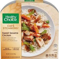 HEALTHY CHOICE CAFÉ STEAMERS SWEET SESAME CHICKEN 9.75 OZ # ROCK VALUE PRODUCT. ORDER BY  WEDNESDAY EVENING NOV 14 FOR NOV 19 DELIVERY#