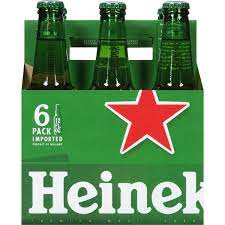 HEINEKEN LONG NECK BEER 6 PACK 330 ML