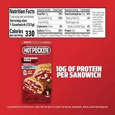 HOT POCKETS PEPPERONI PIZZA ITALIAN STYLE CRUST 4 CT 18 OZ