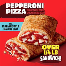 HOT POCKETS PEPPERONI PIZZA ITALIAN STYLE CRUST 4 CT 18 OZ