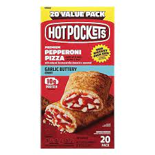 HOT POCKETS PEPPERONI PIZZA SANDWICHES VALUE PACK 5 LB 10 OZ 20 CT