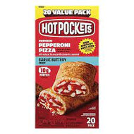 HOT POCKETS PEPPERONI PIZZA SANDWICHES VALUE PACK 5 LB 10 OZ 20 CT