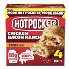 HOT POCKETS CHICKEN BACON RANCH 4 CT 17 OZ