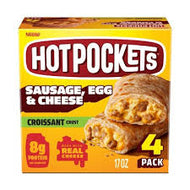 HOT POCKETS SAUSAGE, EGG, AND CHEESE 4 CT 17 OZ