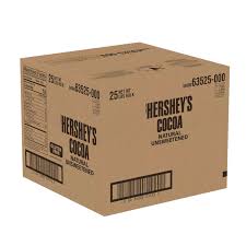 HERSHEY'S UNSWEETENED NATURAL COCOA POWDER 5 LB 6 CT #ROCK VALUE-ORDER BY  TUESDAY EVENING NOV 11 ARRIVING NOV 19 FOR DELIVERY#