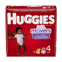 HUGGIES LITTLE MOVERS PERFECT FITTING DIAPERS 156 CT (22-37LBS) SIZE 4 #ROCK VALUE PRODUCT ORDER BY MONDAY NOV 19 ARRIVING NOV 27 FOR DELIVERY#