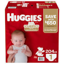 HUGGIES SKIN ESSENTIALS BABY DIAPERS SIZE 1 204 CT (8-14 LBS) #ROCK VALUE PRODUCT ORDER BY MONDAY NOV 19 ARRIVING NOV 27 FOR DELIVERY#