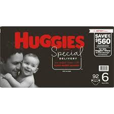 HUGGIES SKIN ESSENTIALS BABY DIAPERS SIZE 6 92 CT (35+ LBS) #ROCK VALUE PRODUCT ORDER BY MONDAY NOV 19 ARRIVING NOV 27 FOR DELIVERY#