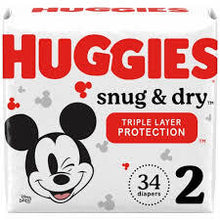 HUGGIES SNUG & DRY DIAPERS SIZE 2 34 COUNT  #ROCK VALUE PRODUCT ORDER BY MONDAY NOV 26 ARRIVING DEC 04 FOR DELIVERY#