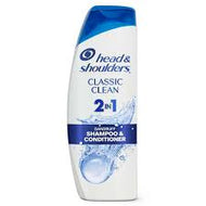 HEAD AND SHOULDERS 2 IN 1 DANDRUFF SHAMPOO AND CONDITIONER, CLASSIC CLEAN 12.5 FL OZ #ROCK VALUE-ORDER BY  MONDAY EVENING NOV 19 ARRIVING NOV 27 FOR DELIVERY#