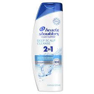 HEAD AND SHOULDERS 2 IN 1 DANDRUFF SHAMPOO AND CONDITIONER, DEEP SCALP HYDRATION 12.5 FL OZ #ROCK VALUE-ORDER BY  MONDAY EVENING NOV 19 ARRIVING NOV 27 FOR DELIVERY#