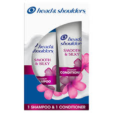 HEAD AND SHOULDERS PARABEN FREE SMOOTH & SILKY SHAMPOO 12.5  OZ AND CONDITIONER 10.6 OZ DUAL PACK #ROCK VALUE-ORDER BY  MONDAY EVENING NOV 19 ARRIVING NOV 27 FOR DELIVERY#