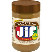 Jif Natural Creamy Low Sodium Peanut Butter 16 oz Non GMO Gluten Free