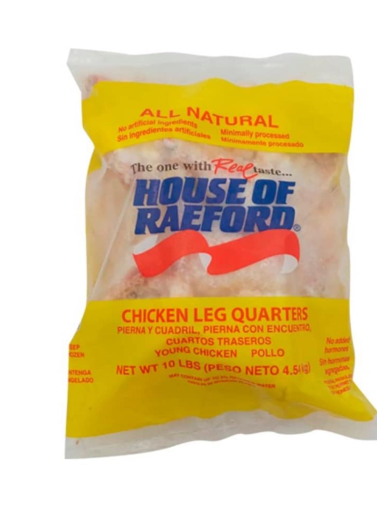 HOUSE OF RAEFORD CHICKEN LEG QUARTERS 40 LBS