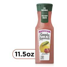 SIMPLY LEMONADE WITH RASBERRY 11.5 oz