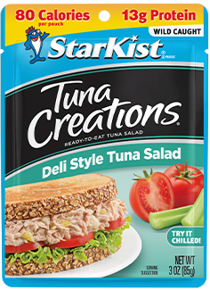 STARKIST TUNA CREATIONS DELI STYLE TUNA SALAD 3.0 OZ