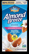 ALMOND BREEZE UNSWEETENED VANILLA 64 OZ