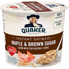 QUAKER INSTANT OATMEAL MAPLE & BROWN SUGAR 1.69 OZ